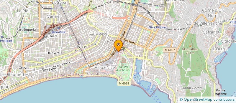 localisation de l'entreprise SCDF CARRILLO ET SAPPIA à NICE