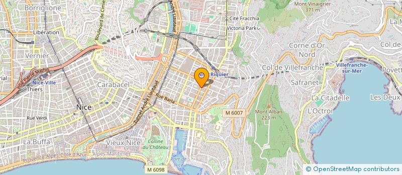 localisation de l'entreprise SCDF CASSEL ET FLEURET à NICE