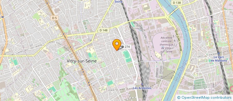 localisation de l'entreprise SCDF CHABANE ABDELHAMID ET SALAH  VITRY-SUR-SEINE