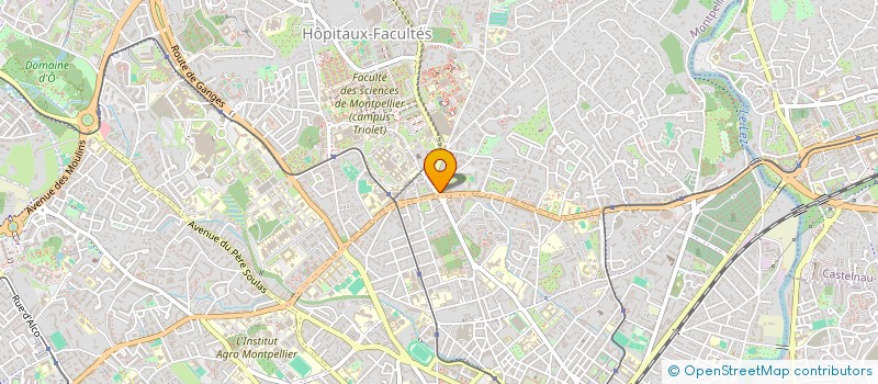 localisation de l'entreprise SCDF CHAIX CHRISTIAN ET CHAIX DURAND GEM à MONTPELLIER