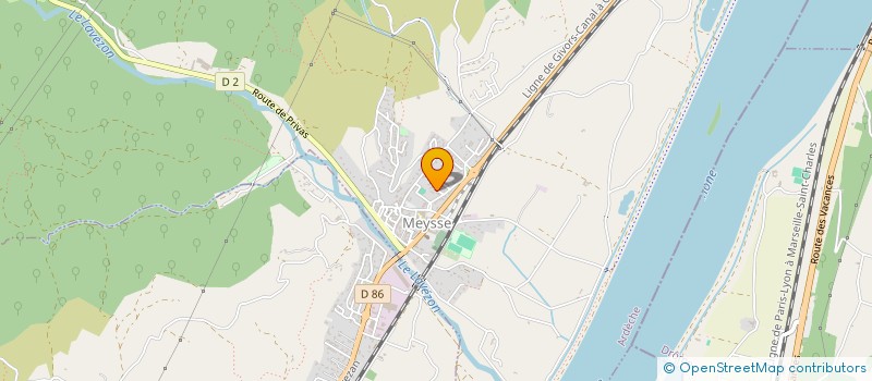 localisation de l'entreprise SCDF CHANAL YVES & MICHEL  MEYSSE