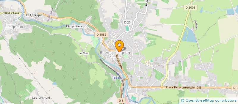 localisation de l'entreprise SCDF CHAPEL C DERORY M  BOEN-SUR-LIGNON