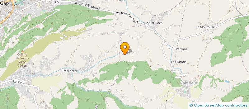 localisation de l'entreprise SCDF CHAPPA ET BLANC-GRAS  GAP