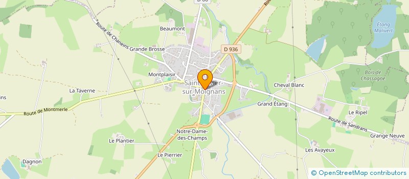 localisation de l'entreprise SCDF CHARREL PIERRE & LIATOUD JOEL  SAINT-TRIVIER-SUR-MOIGNANS