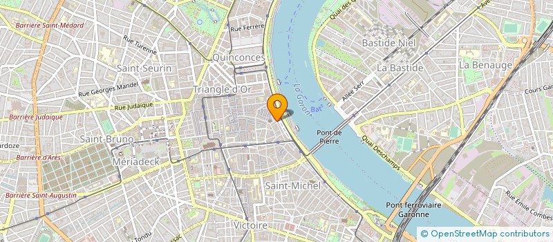 localisation de l'entreprise SCDF CHAUMES GERGOUIL à BORDEAUX