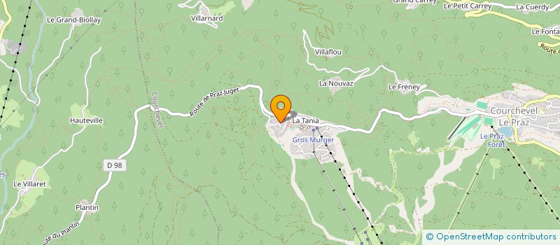 localisation de l'entreprise SCDF CHEDAL-ANGLAY ET FILS à COURCHEVEL