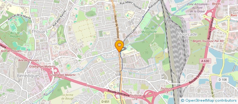 localisation de l'entreprise SCDF CHELLE LOISEAU INTERNATIONAL  VILLENAVE-D'ORNON