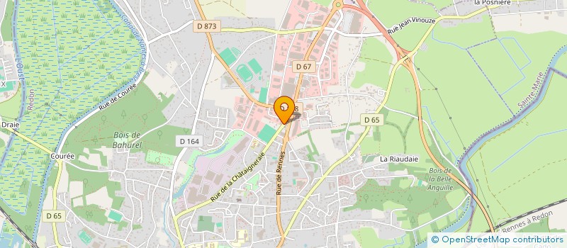 localisation de l'entreprise SCDF CHENU JOUET LEON LEFRANC à REDON