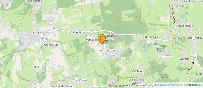 localisation de l'entreprise SCDF CHESSEL PLUMET  LARRINGES