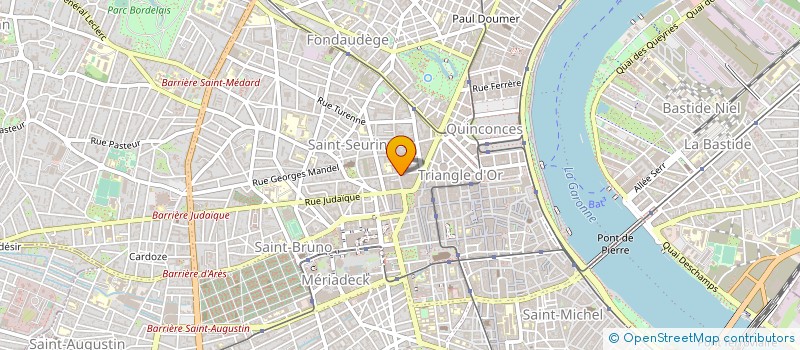 localisation de l'entreprise SCDF CHRISTENSEN ET RIENDA à BORDEAUX