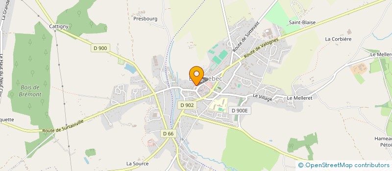 localisation de l'entreprise SCDF CINEVASION LOQUET F & C à BRICQUEBEC-EN-COTENTIN