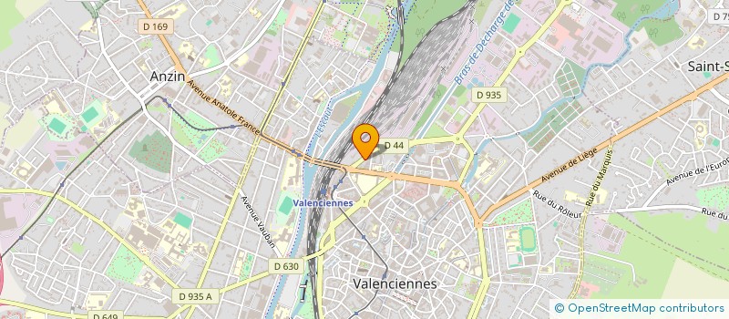 localisation de l'entreprise SCDF CLAUX ONISSAH à VALENCIENNES