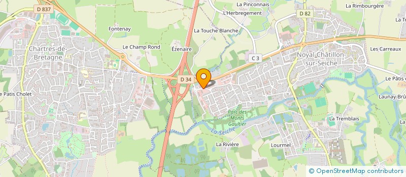 localisation de l'entreprise SCDF COLLET FRERES  NOYAL-CHATILLON-SUR-SEICHE