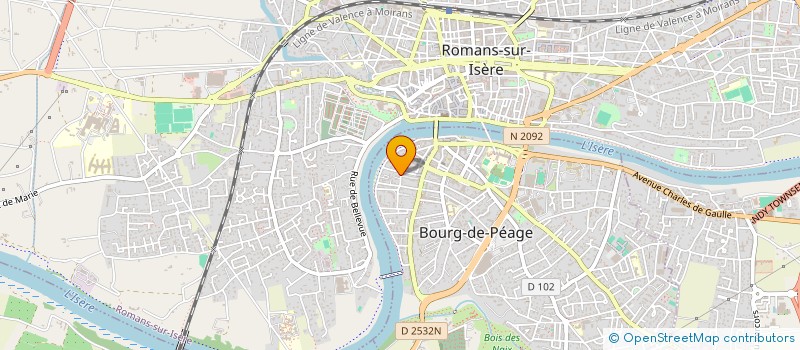 localisation de l'entreprise SCDF COLLETTI HUET à BOURG-DE-PEAGE