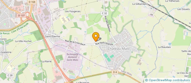 localisation de l'entreprise SCDF COLLIN FRANCINE & JEAN-PIERRE  SAINT-MALO