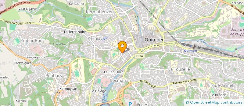 localisation de l'entreprise SCDF CONAN JOELLE ET ALAIN à QUIMPER