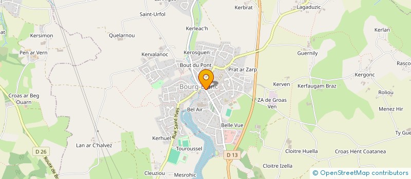 localisation de l'entreprise SCDF CORBE SEITE  LE DRENNEC