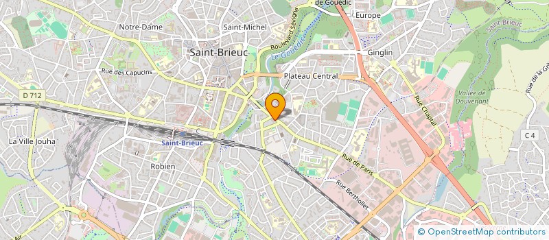 localisation de l'entreprise SCDF CORBEL FRERES à SAINT-BRIEUC