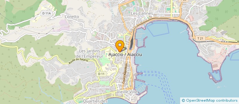 localisation de l'entreprise SCDF CORSE MAINTENANCE ET SECURITE à AJACCIO