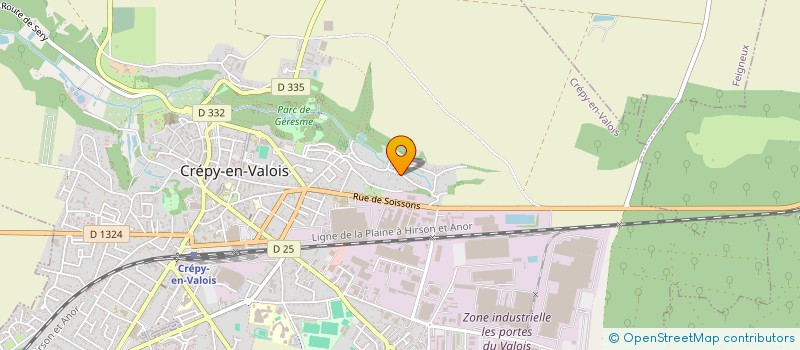 localisation de l'entreprise SCDF CORTES DUVAL à CREPY-EN-VALOIS