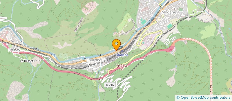 localisation de l'entreprise SCDF CUMAN ROGER ET CUMAN DANIELLE à MODANE