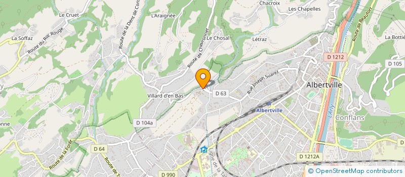 localisation de l'entreprise SCDF CURRIVAND MARC SERGE ET YVES  MERCURY