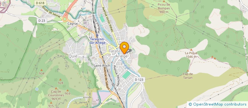 localisation de l'entreprise SCDF DA COSTA à TARASCON-SUR-ARIEGE