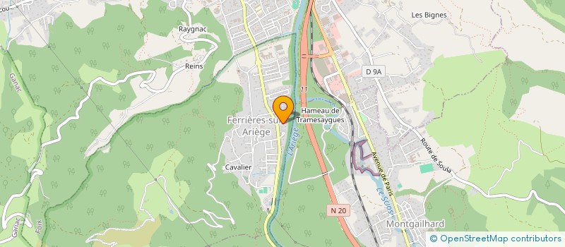 localisation de l'entreprise SCDF DA SILVA BOUHARIRA à FERRIERES-SUR-ARIEGE