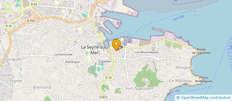 localisation de l'entreprise SCDF DAGOIS ET ALIX à LA SEYNE-SUR-MER