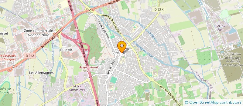 localisation de l'entreprise SCDF DAMBRE FAVIER  VEDENE