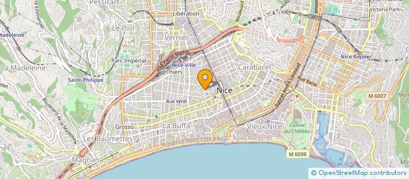 localisation de l'entreprise SCDF DAUDE COLOMBERO à NICE