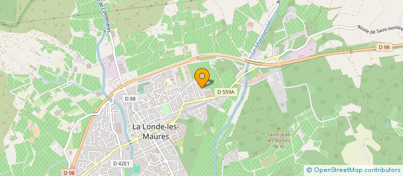 localisation de l'entreprise SCDF DAVID THIBAULT ET LAURENT D ACAMPOR  LA LONDE LES MAURES