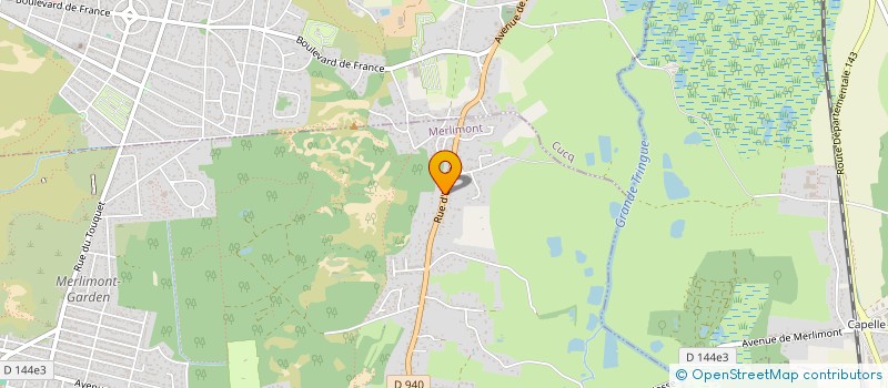 localisation de l'entreprise SCDF DE GROOT FRERES  MERLIMONT