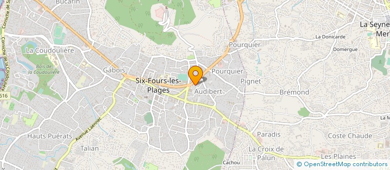 localisation de l'entreprise SCDF DEBONO GILLES ET RENE à SIX-FOURS-LES-PLAGES