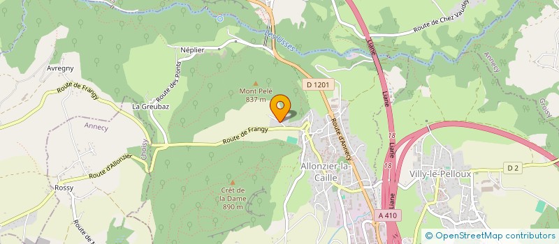 localisation de l'entreprise SCDF DECHOSAL ALAIN ET DECHOSAL GUY  CRUSEILLES