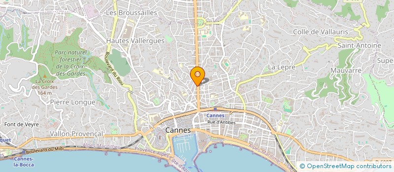 localisation de l'entreprise SCDF DECOUP MOUSSE à CANNES