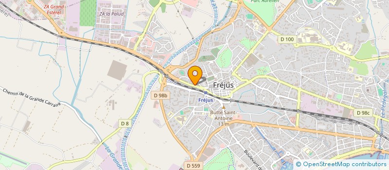 localisation de l'entreprise SCDF DELABROYE SORU F ET SORU J à FREJUS