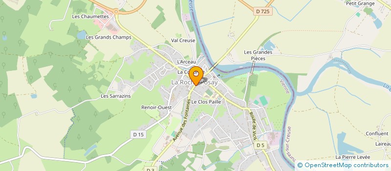 localisation de l'entreprise SCDF DELAIRE ROBCIS à LA ROCHE-POSAY