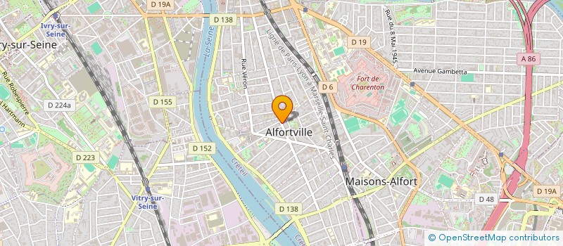 localisation de l'entreprise SCDF DEMATHIEU DANIELE ET DOMINIQUE  ALFORTVILLE