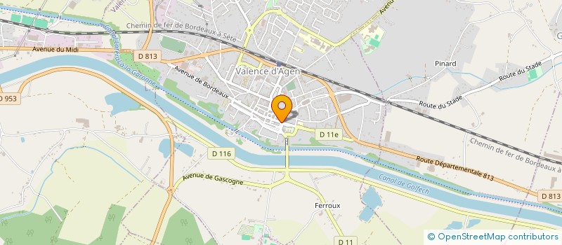 localisation de l'entreprise SCDF DES DOCTEURS NOUALS-POULIGNY-ZANIN à VALENCE