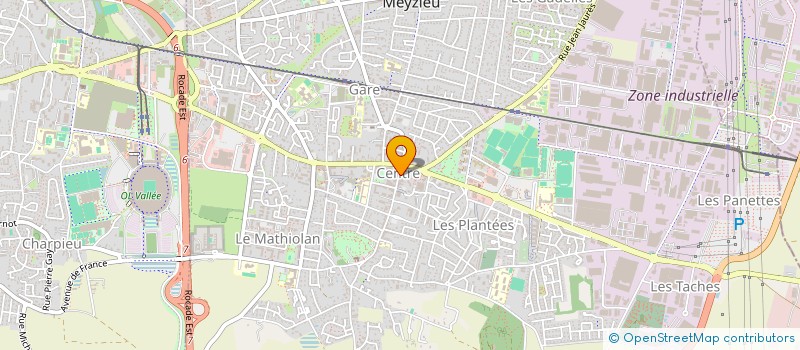 localisation de l'entreprise SCDF DES DRS ANTRAS ET RABOURDIN  MEYZIEU