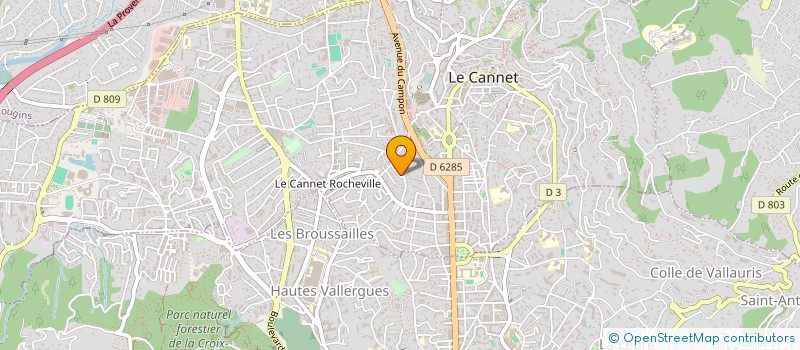 localisation de l'entreprise SCDF DEWALLY EMO à LE CANNET