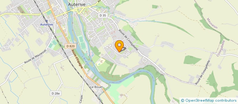 localisation de l'entreprise SCDF DEZ ET FILS  AUTERIVE