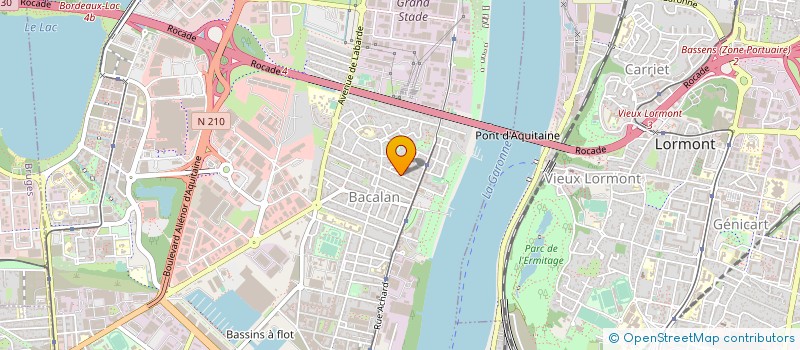 localisation de l'entreprise SCDF DIEZ FRERES à BORDEAUX