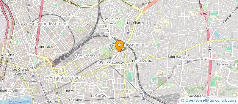 localisation de l'entreprise SCDF DOCTEURS BAUDET J J & CASABIANCA J à MARSEILLE