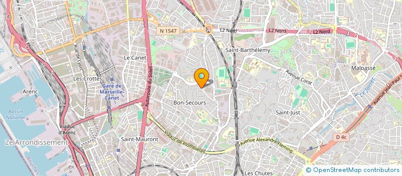 localisation de l'entreprise SCDF DOCTEURS CINI à MARSEILLE