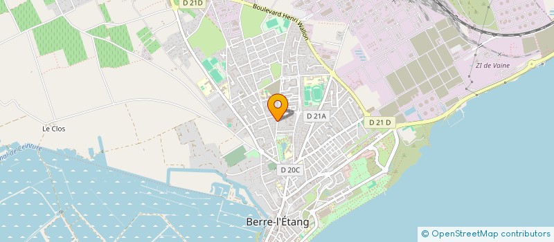 localisation de l'entreprise SCDF DOCTEURS DAUVERGNE ET CAVANNA  BERRE-L'ETANG