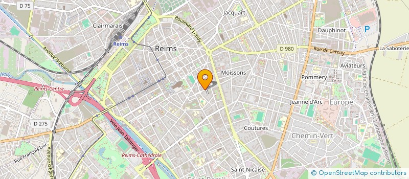 localisation de l'entreprise SCDF DOURCY P ET FAIVRE J L à REIMS