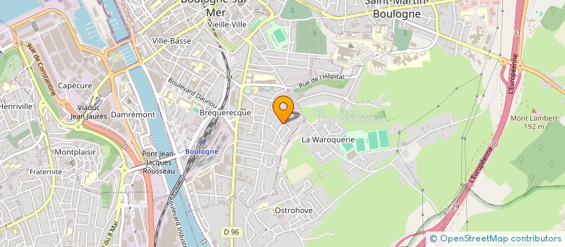localisation de l'entreprise SCDF DROLEZ FREDERIC ET DROLEZ DAVID à BOULOGNE-SUR-MER