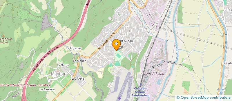 localisation de l'entreprise SCDF DROUIN ET MEZZASALMA  CHATEAU-ARNOUX-SAINT-AUBAN